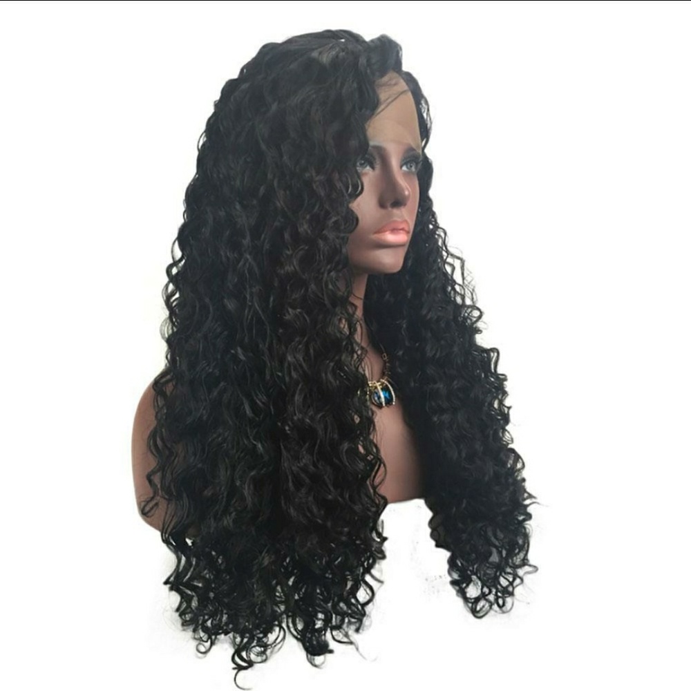 Curly Lace Front Wig - Picture 1 of 6